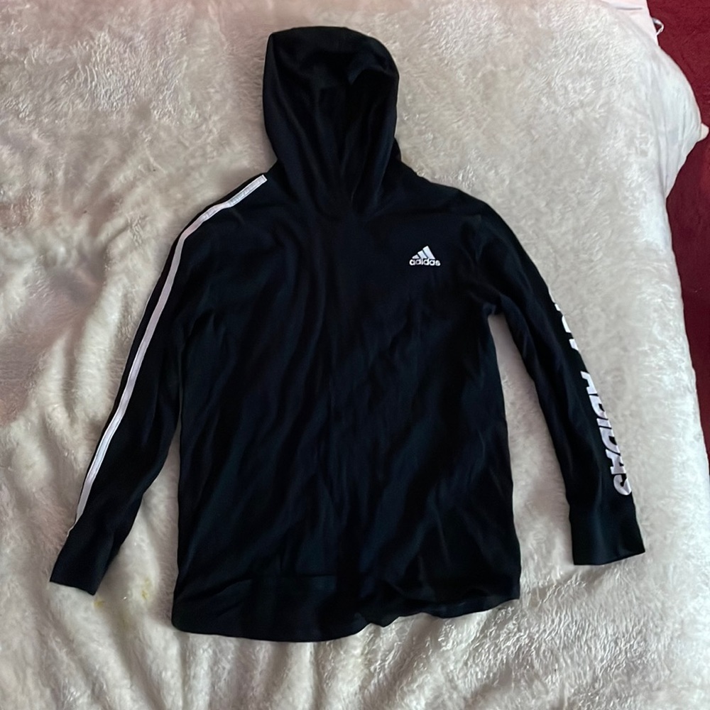 black adidas pullover no pocket